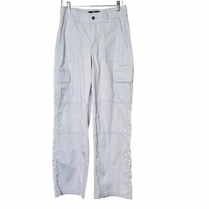 Hollister Women's High-Rise Poplin Baggy Cargo Pants, Size Light Blue 25W NWOT